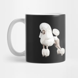 Poodle Standard White Elegance Mug